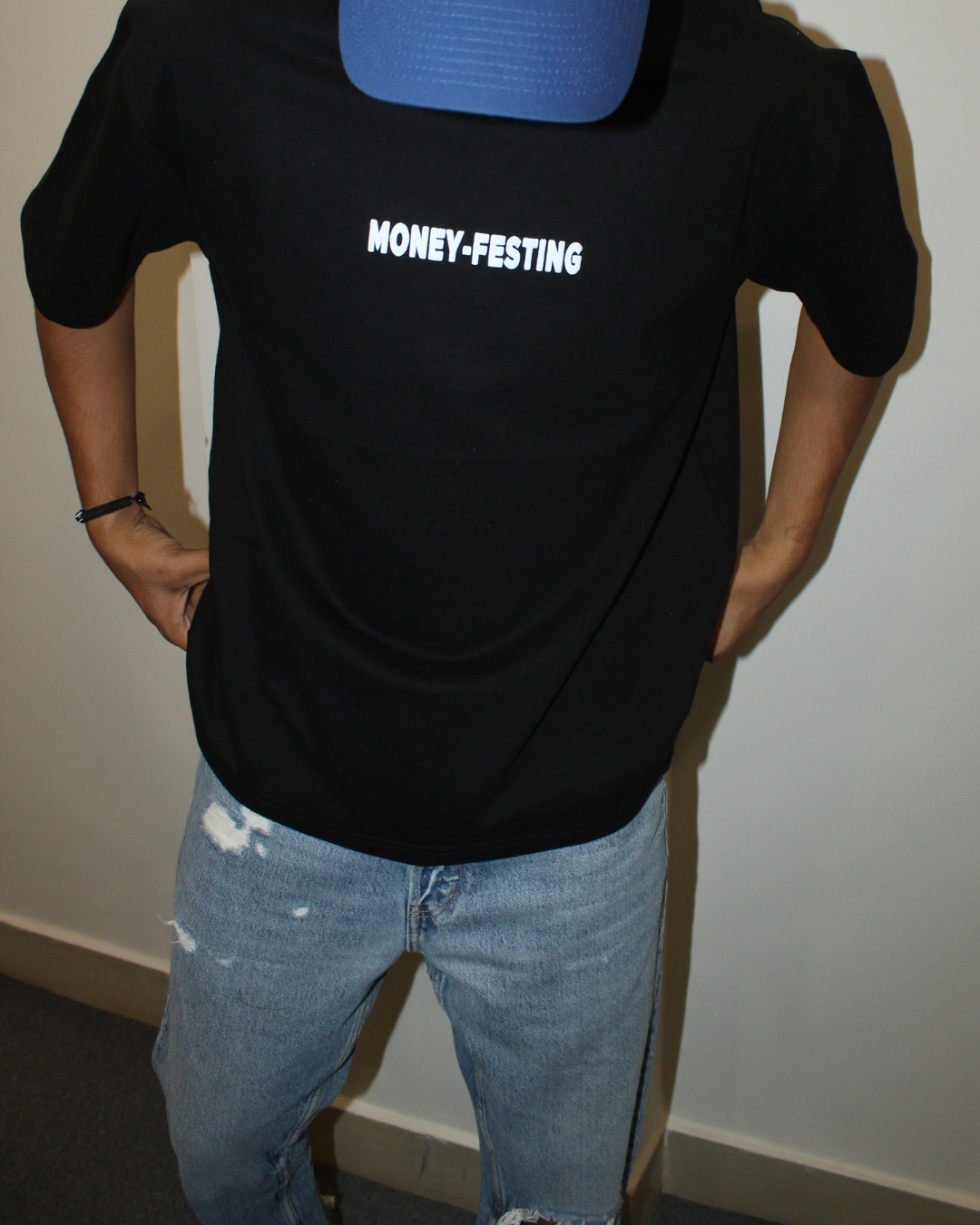 Money-Festing Black Tshirt